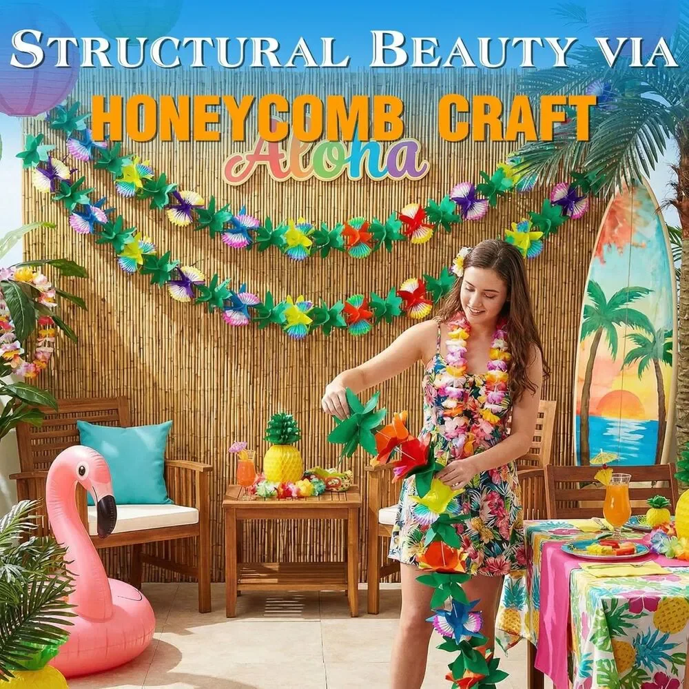 6 PCS Tropical Hawaiian Garland